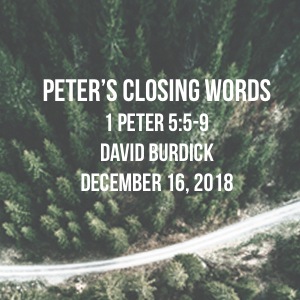 Peter’s Closing Words