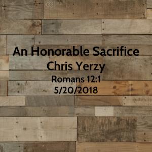 An Honorable Sacrifice