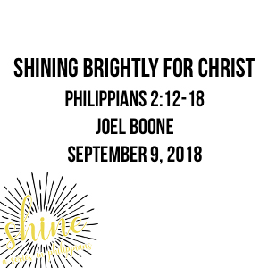 Shining Brightly For Christ