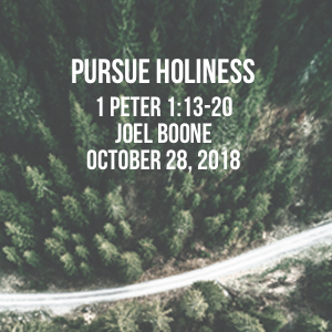 Pursue Holiness
