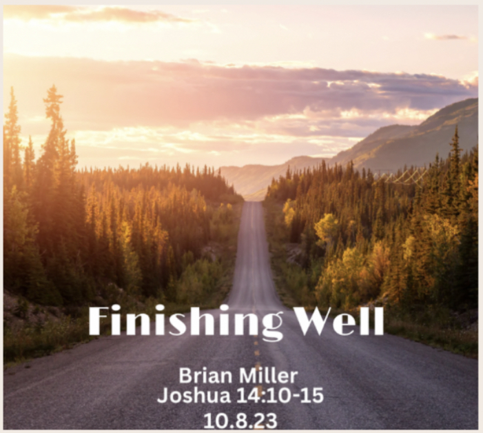 Finishing Well