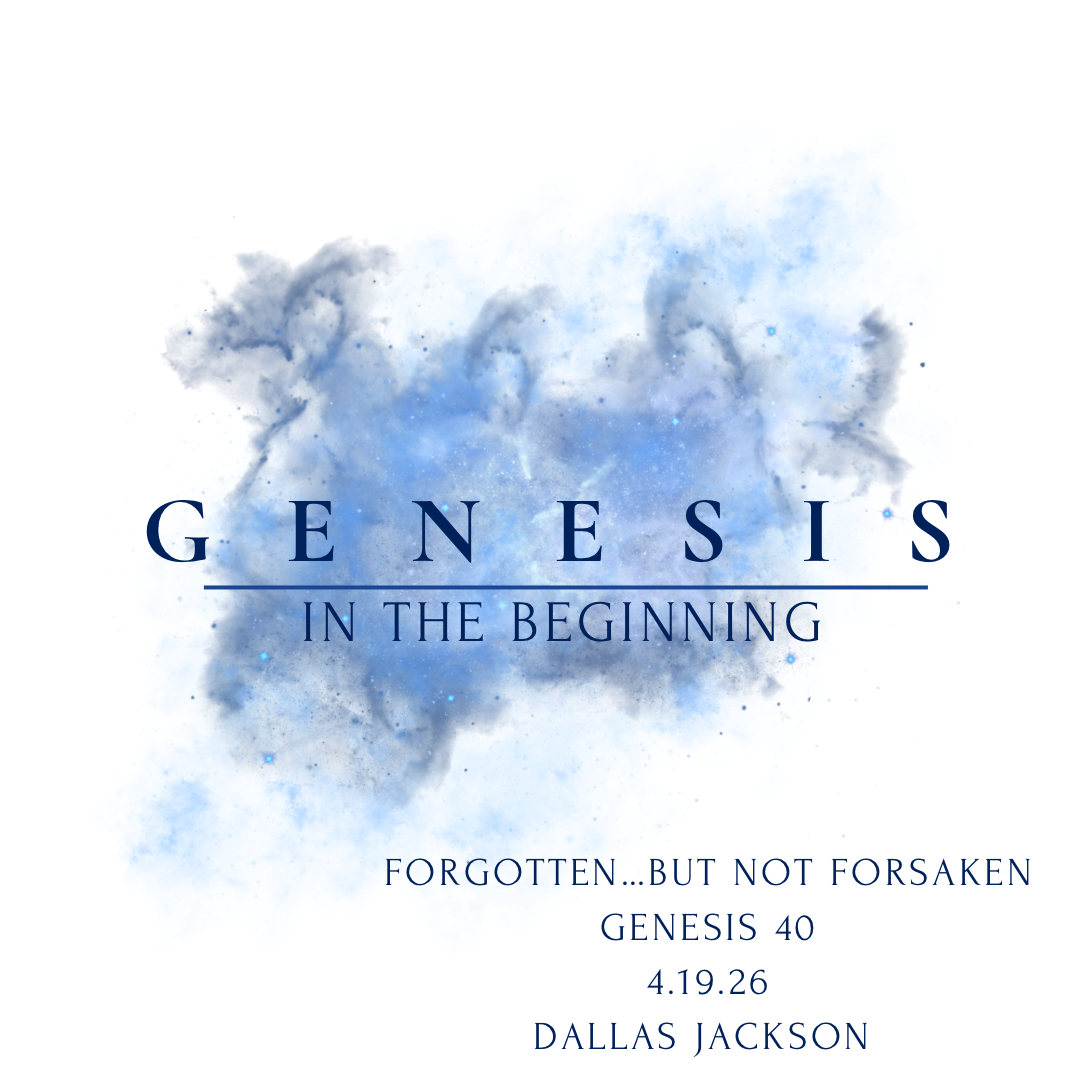 Genesis-In the Beginning:  Forgotten…But Not Forsaken