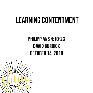 LEARNING CONTENTMENT