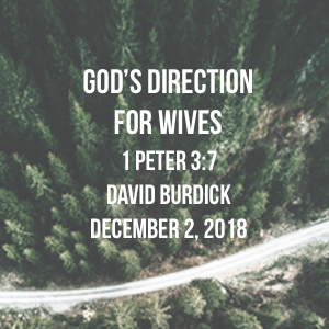 God’s Direction For Wives