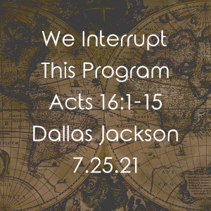 We Interrupt This Program